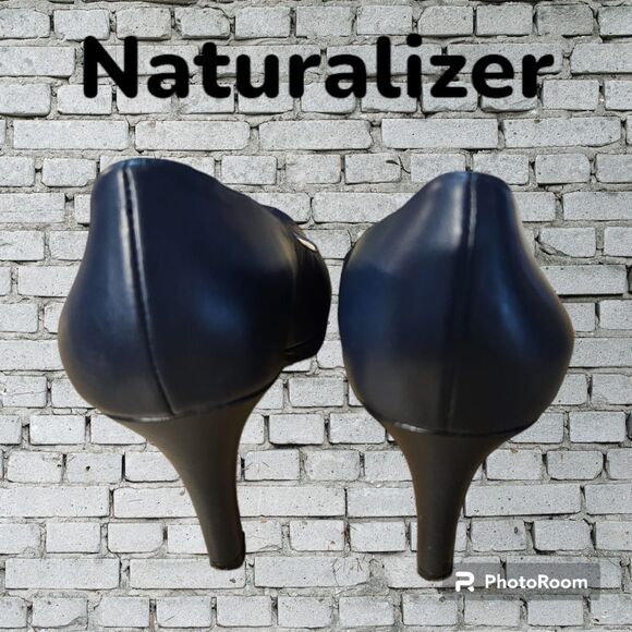 Women's Naturalizer Platform Heels Navy Blue Size 7 - Picture 4 of 6